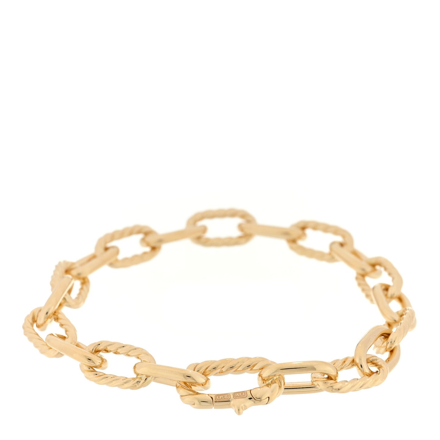 18K Yellow Gold 8.5mm Madison Classic Chain Bracelet