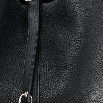 Hermes Taurillon Clemence Picotin Lock 22 MM Black 8 of 14