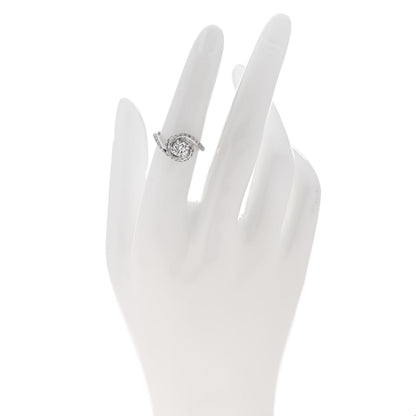 Cartier Platinum Diamond .58ct Trinity Ruban Engagement Ring 50 5.25 2 of 7