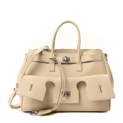 Balenciaga Smooth Calfskin Small Bel Air Carry All Bag Soya 1 of 9