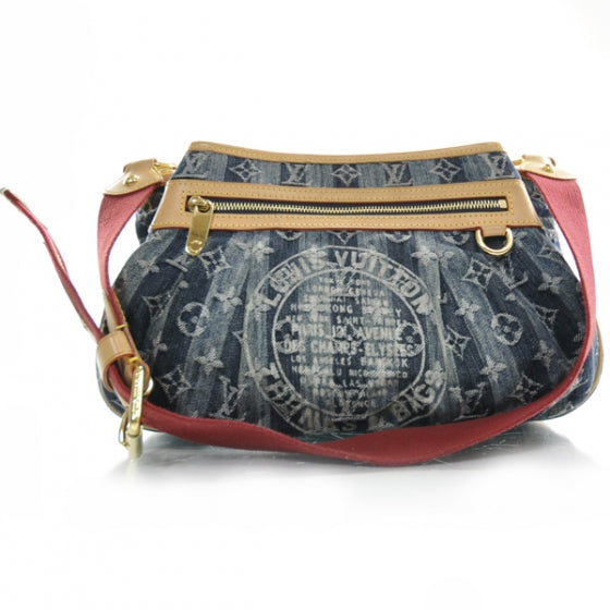 Denim Raye Porte Epaule MM