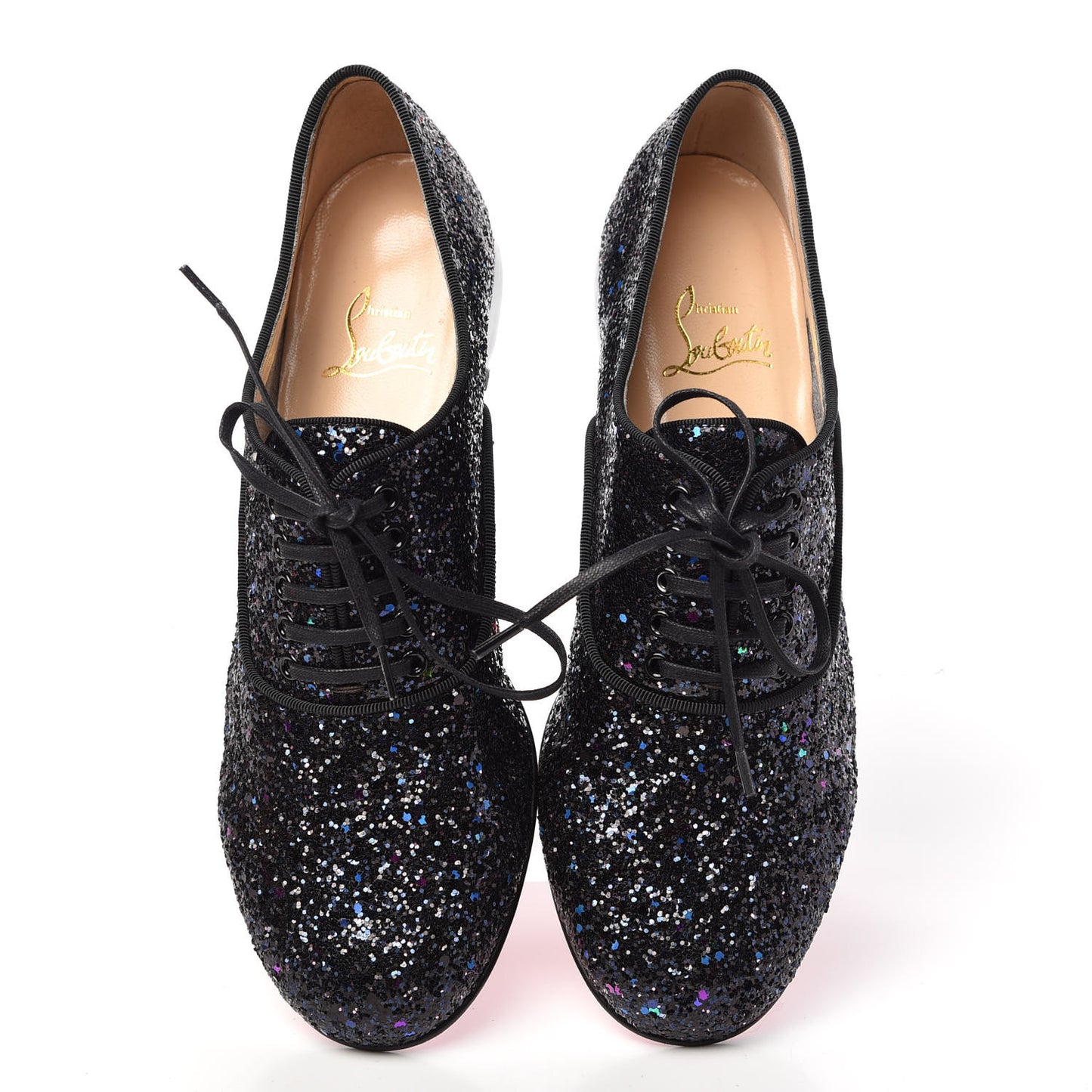 Glitter Fred Oxfords 38.5 Black