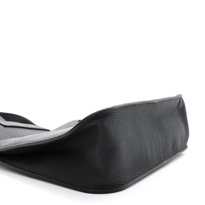 Hermes Taurillon Clemence Halzan 31 GM Black 8 of 10