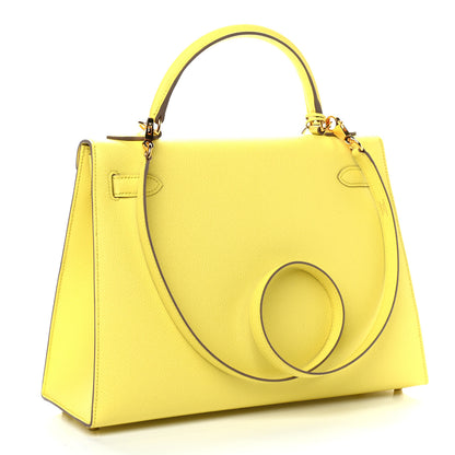 Hermes Epsom Kelly Sellier 32 Soufre 2 of 37