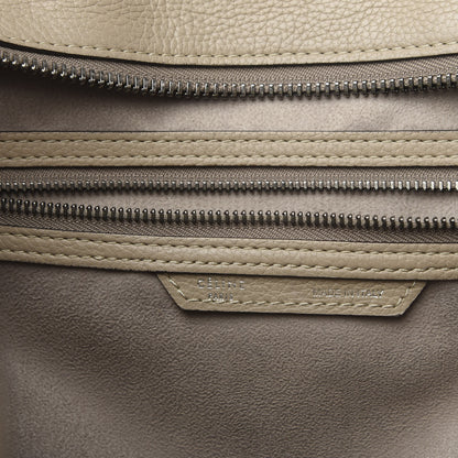 Celine Drummed Calfskin Mini Luggage Taupe 5 of 11