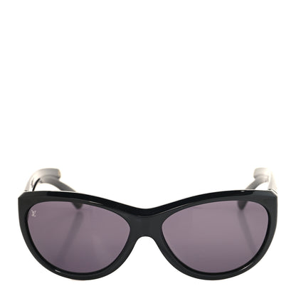 Louis Vuitton Acetate Cat Eye Flore Sunglasses Z0449W Black 2 of 7