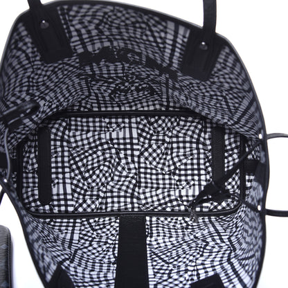 MCM Visetos Medium Liz Reversible Shopper Tote Black 8 of 14