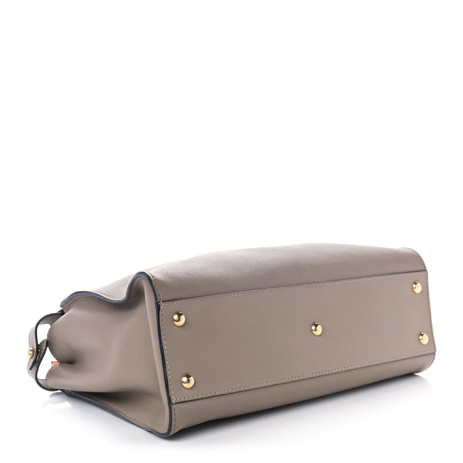Fendi Vitello Seta Plexiglass Tortoise Medium Peekaboo Iconic Satchel Tortora 4 of 15