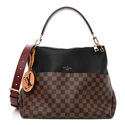 Louis Vuitton Damier Ebene Calfskin Maida Black 1 of 10