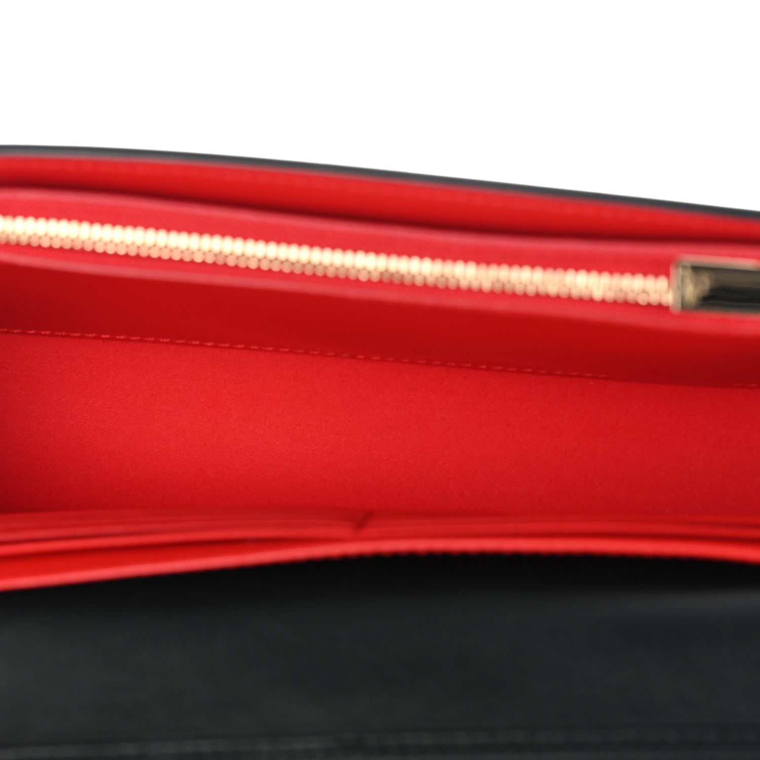 Christian Louboutin Calfskin Spikes Empire Paloma Clutch Black 5 of 10