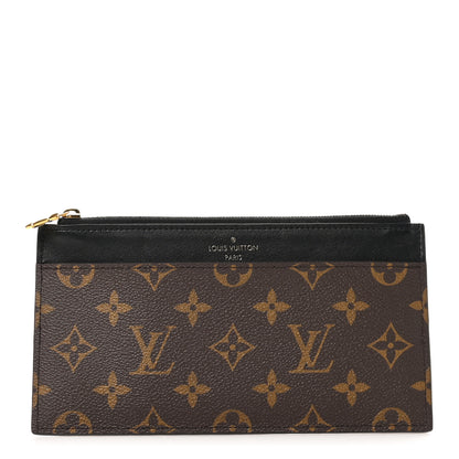 Louis Vuitton Monogram Slim Purse Black 1 of 8