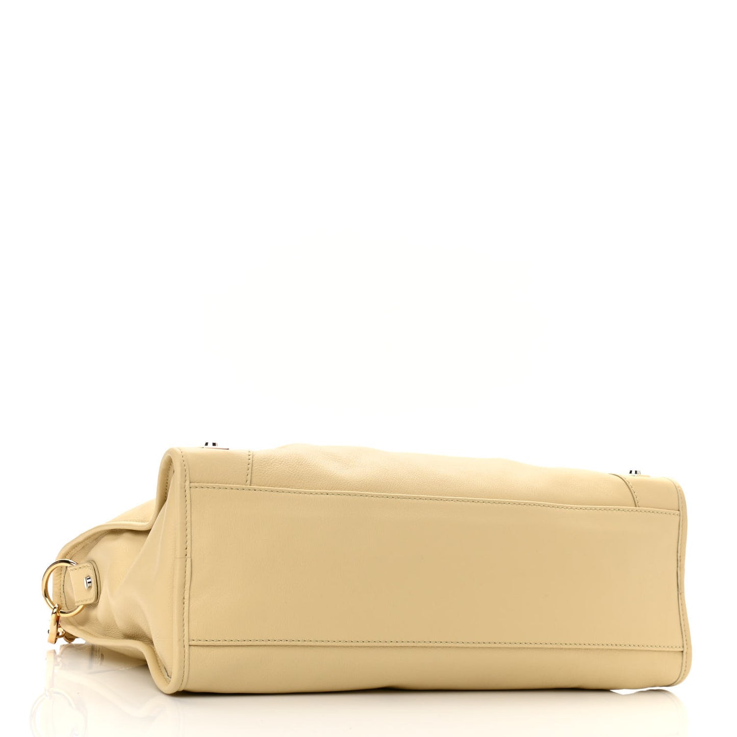 Veau Amp Plate Gold Hardware City Beige Argile