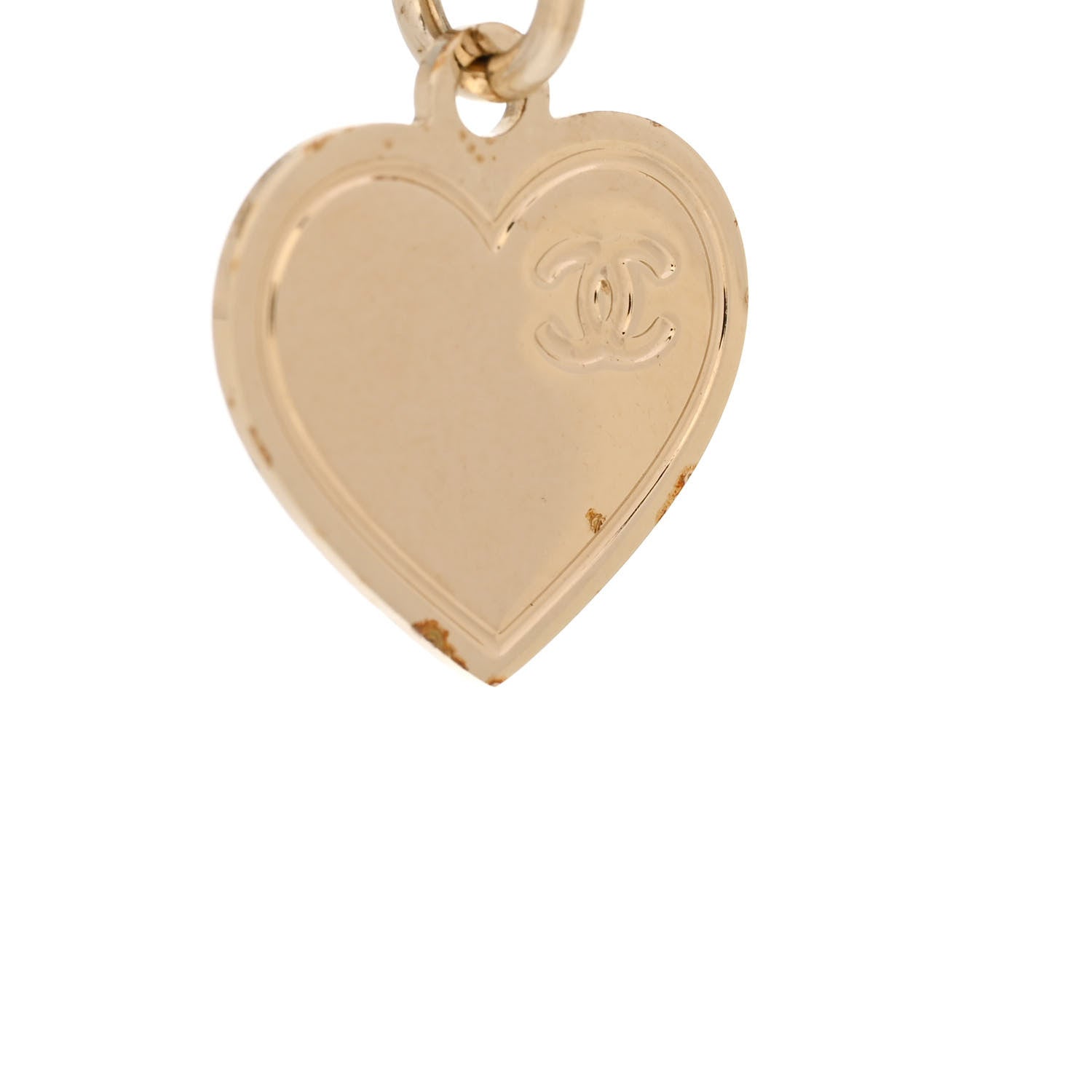 Chanel Metal Lambskin Crystal Chain CC Charms Bracelet Gold Black 5 of 6