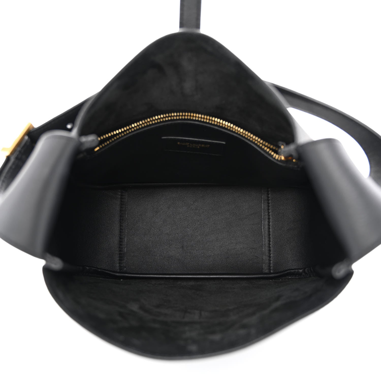 Saint Laurent Smooth Calfskin Small Le 5 A 7 Soft Hobo Black 5 of 9