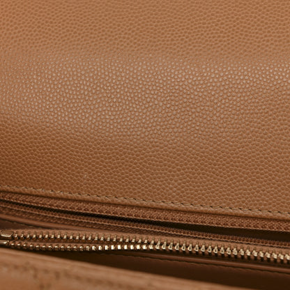 Chanel Caviar Quilted Small Coco Chain Handle Flap Brown 12 of 16