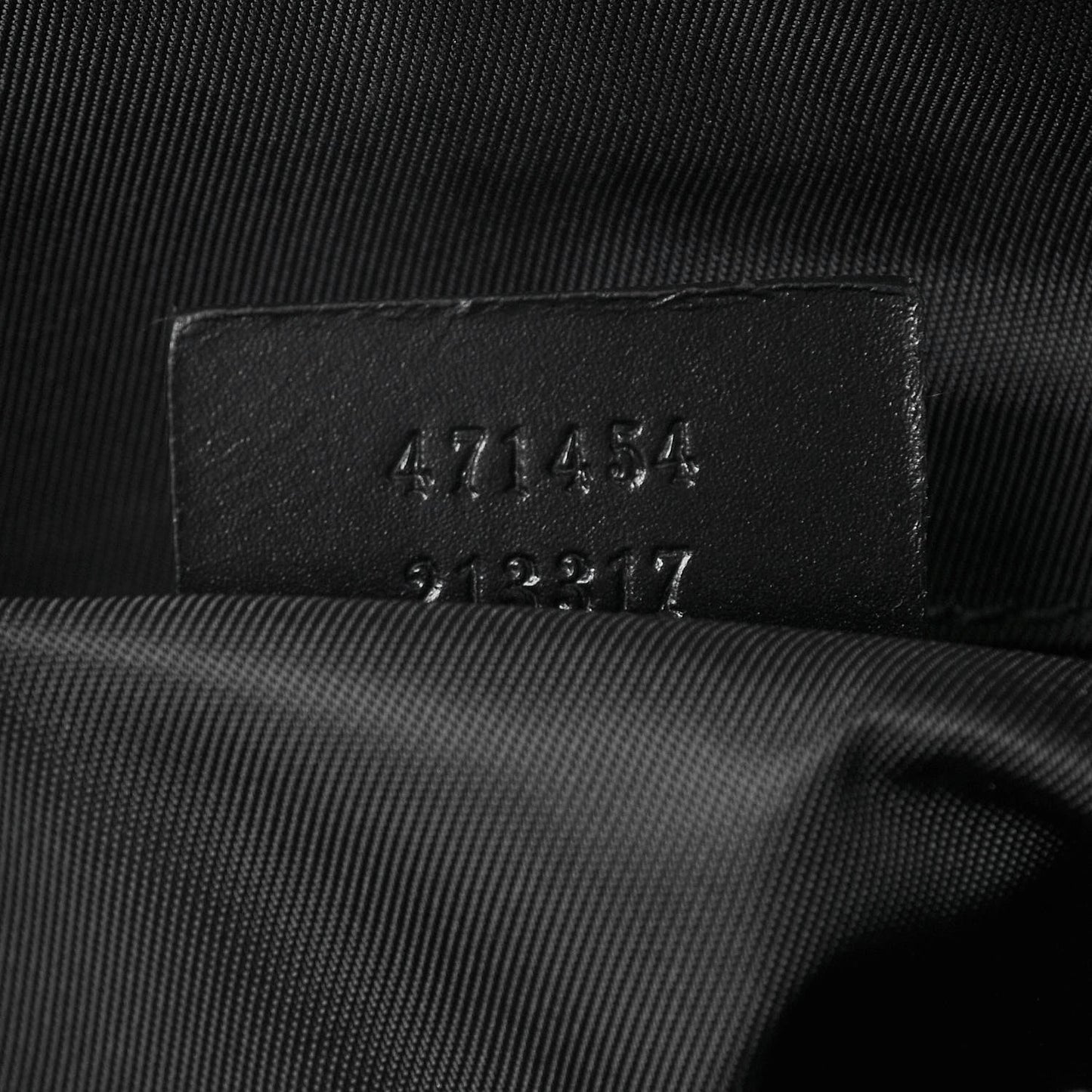 GG Supreme Monogram Web Messenger Bag Black