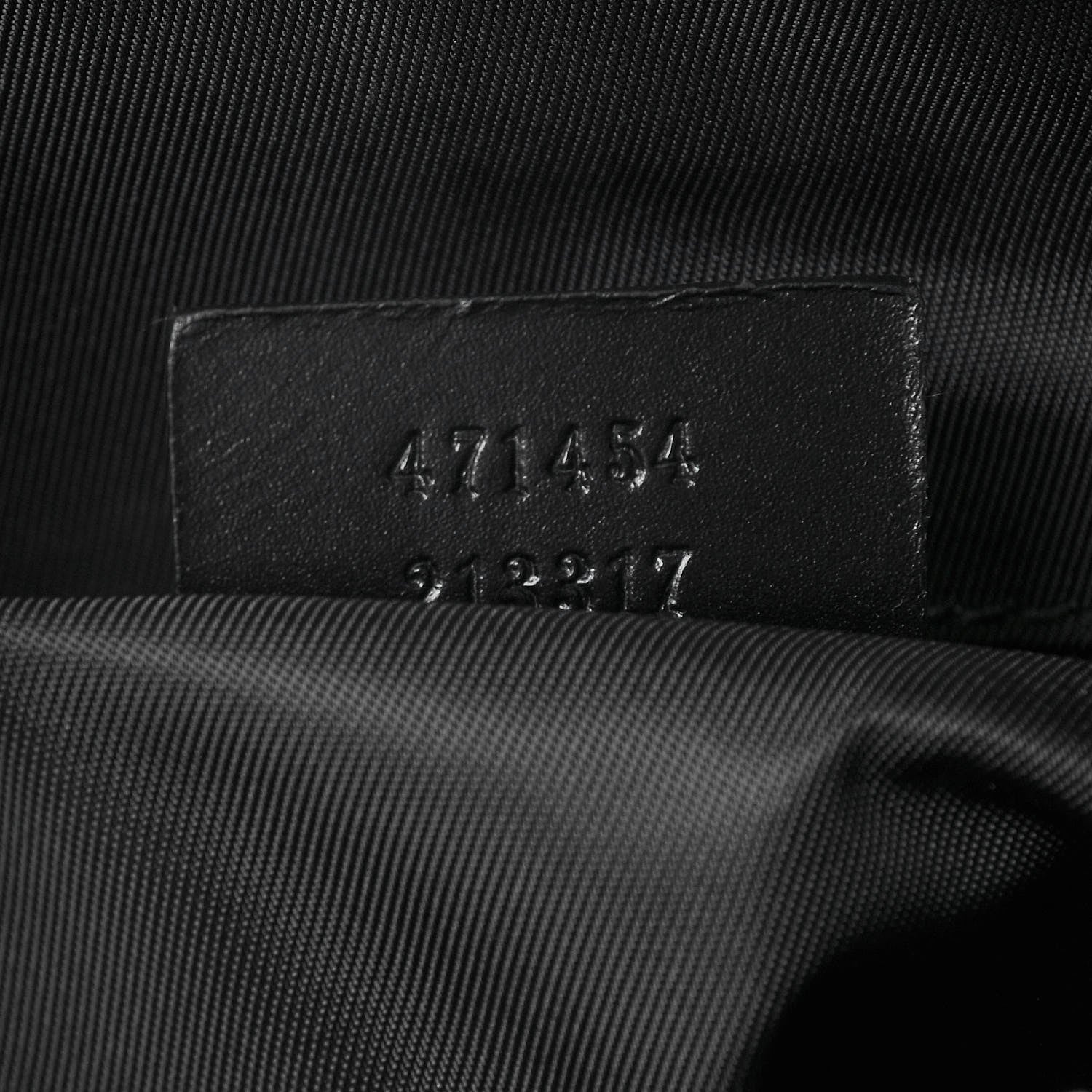 Gucci GG Supreme Monogram Web Messenger Bag Black 7 of 7