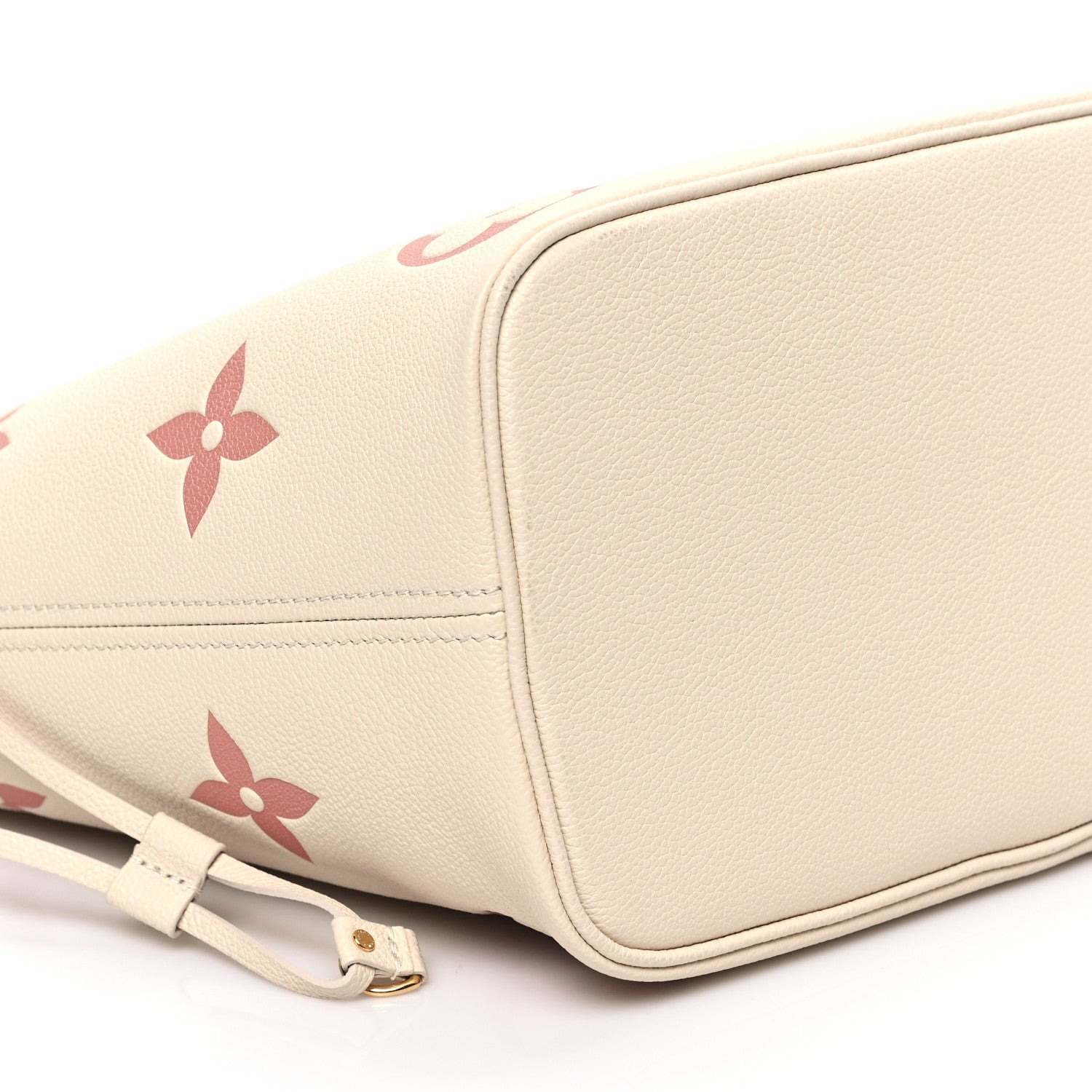 Louis Vuitton Empreinte Monogram Giant Neverfull MM Creme Rose Trianon 9 of 10