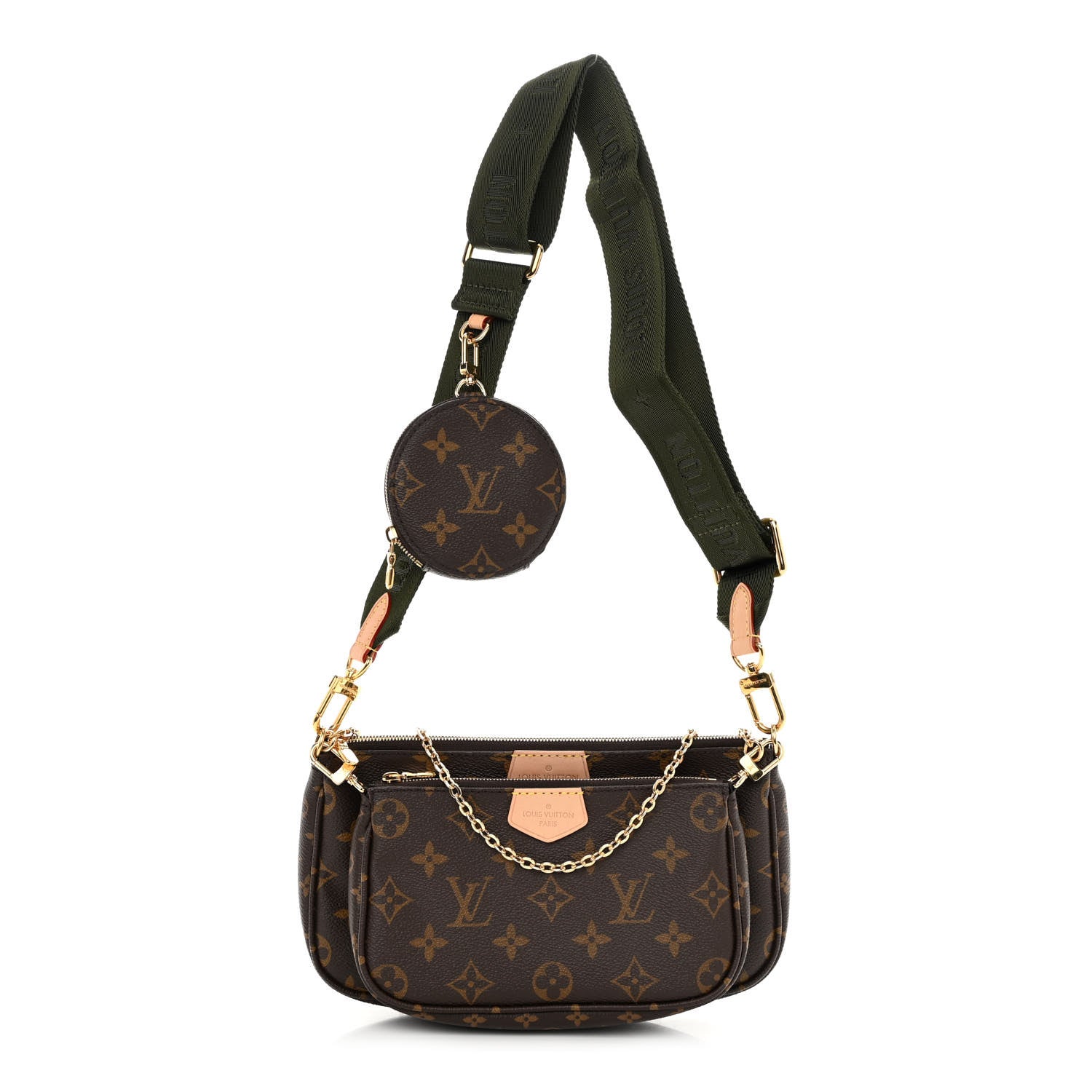 Louis Vuitton Monogram Multi Pochette Accessories Kaki 1 of 11