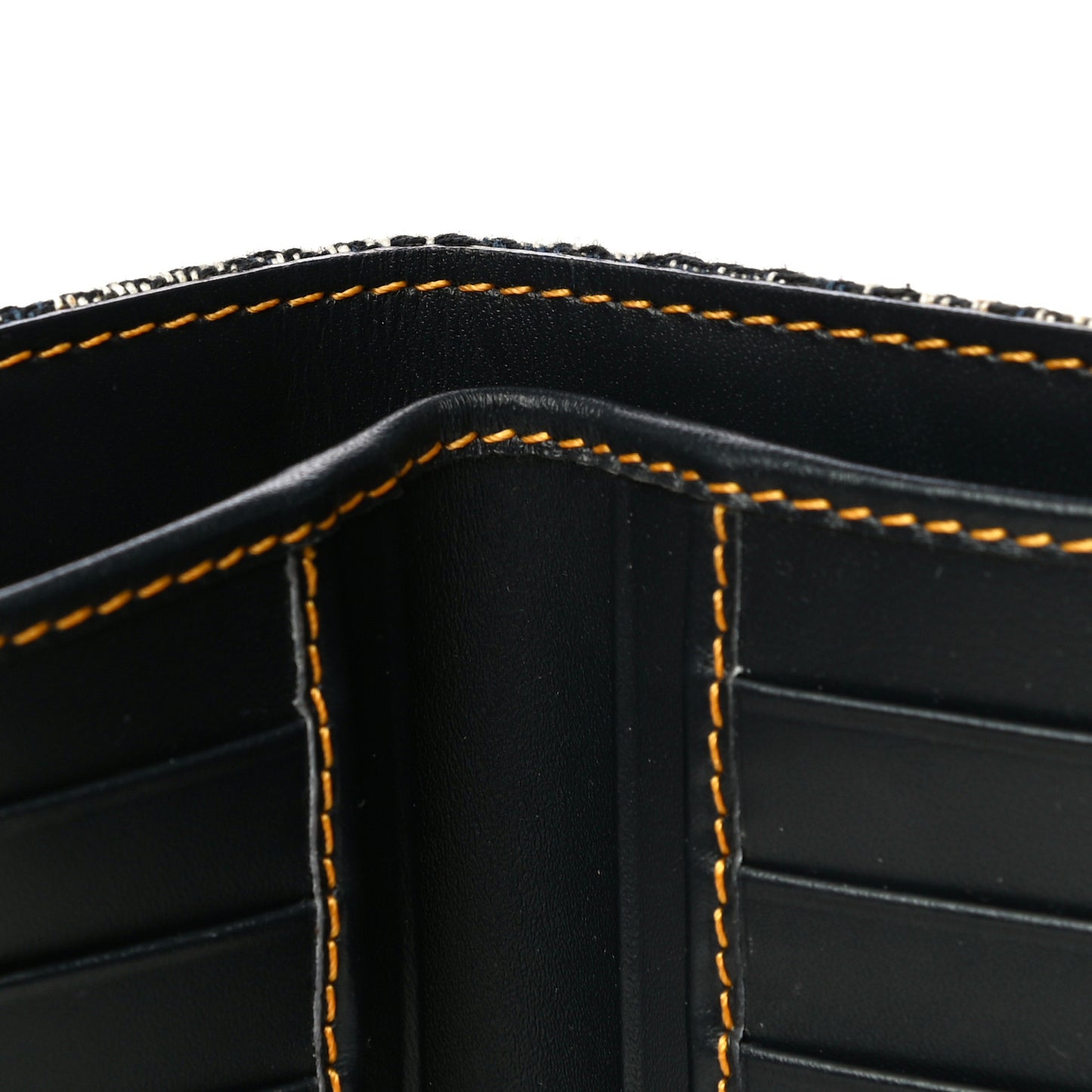 Monogram Saddle Wallet Navy