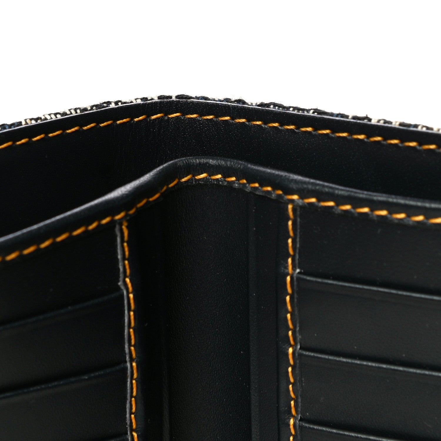 Christian Dior Monogram Saddle Wallet Navy 11 of 13