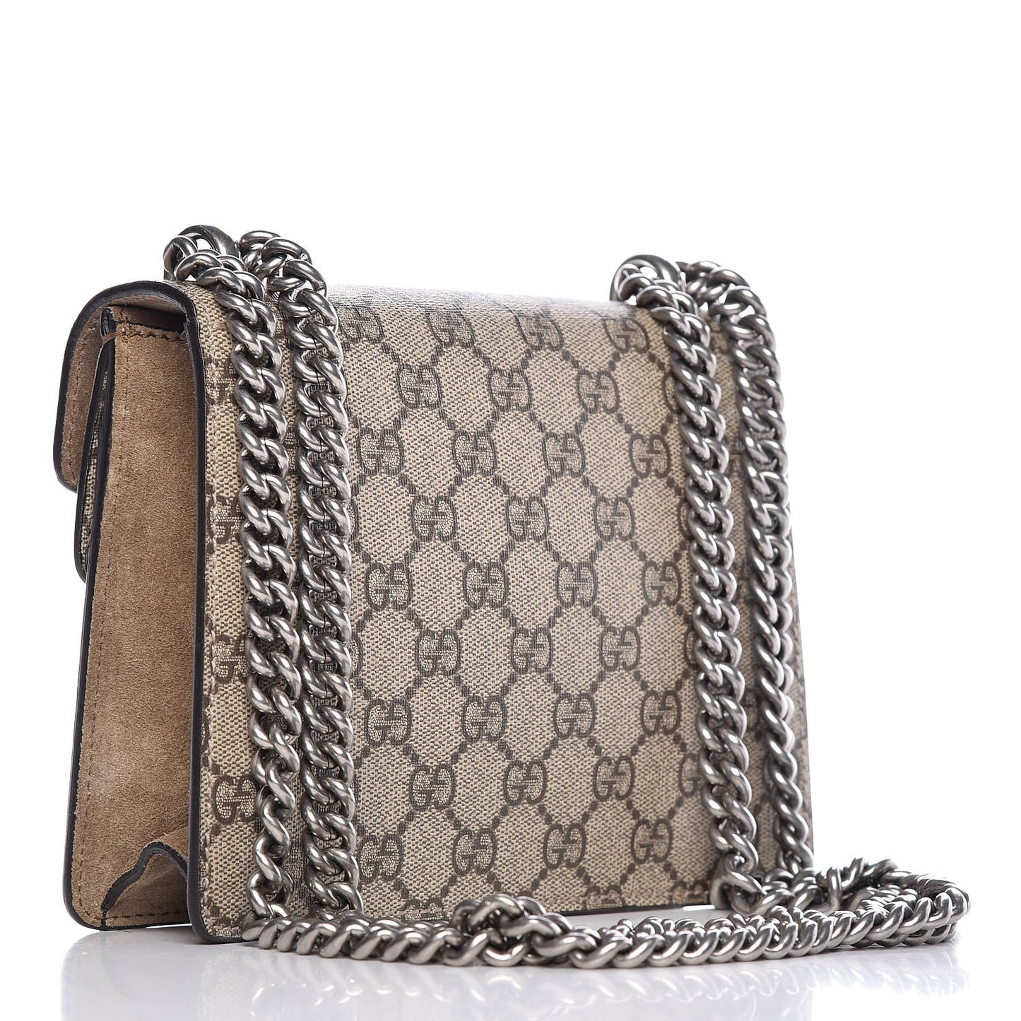 GG Supreme Monogram Mini Dionysus Shoulder Bag Taupe