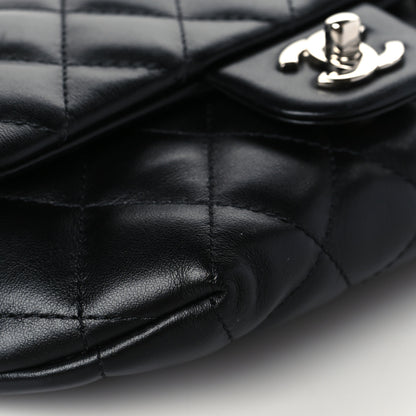 Chanel Calfskin Quilted CC Uniform Flap Belt Bag Black 18 of 21