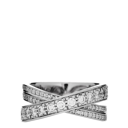 Cartier 18K White Gold Diamond Etincelle de Cartier Ring 52 6 1 of 6