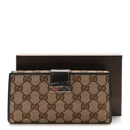 Gucci GG Plus Monogram Icon Bar Continental Flap Wallet Dark Brown 8 of 8