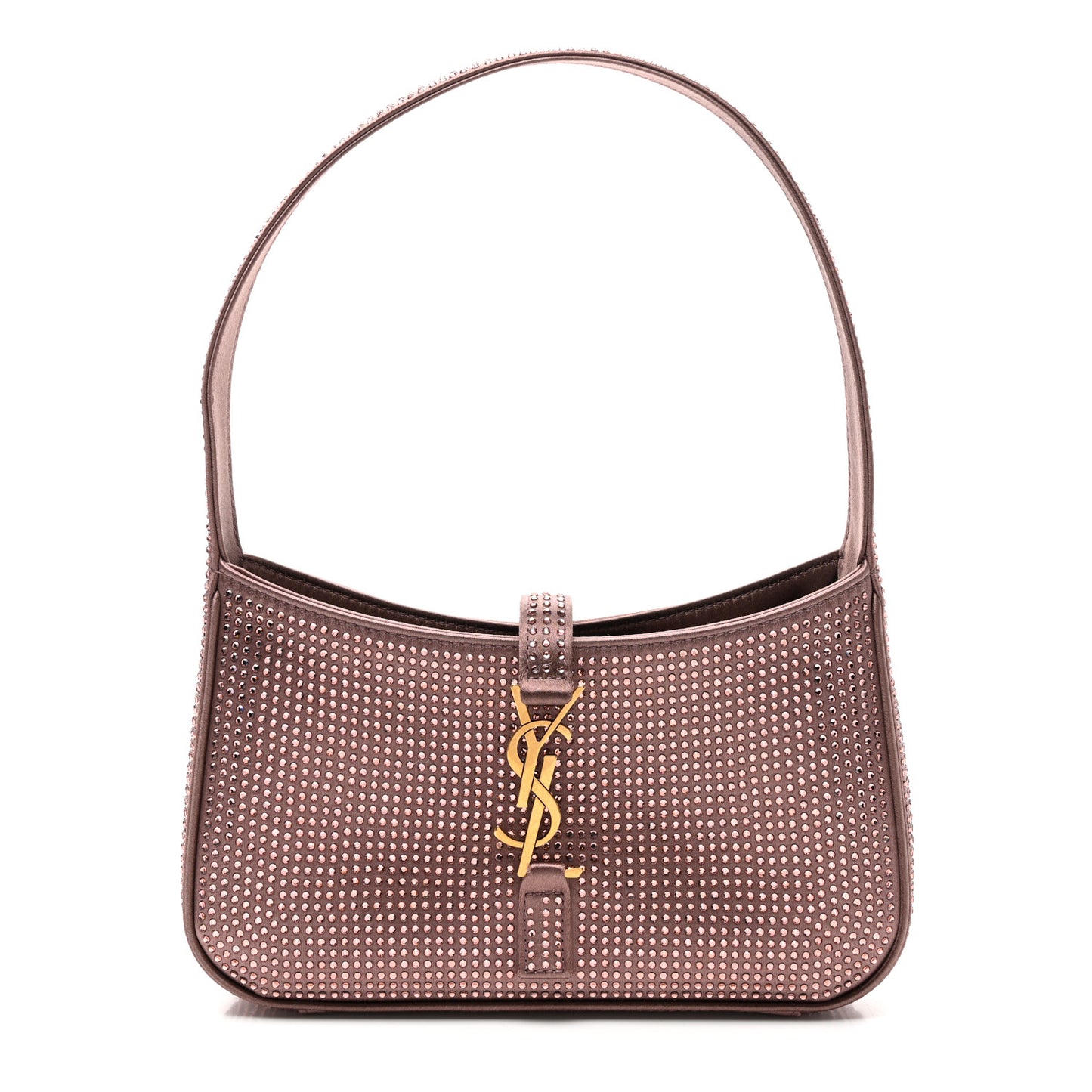 Satin Crystal Le 5 A 7 Mini Hobo Elderberry