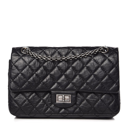 Chanel Aged Calfskin Quilted 2.55 Reissue 225 Flap Black 1 of 9