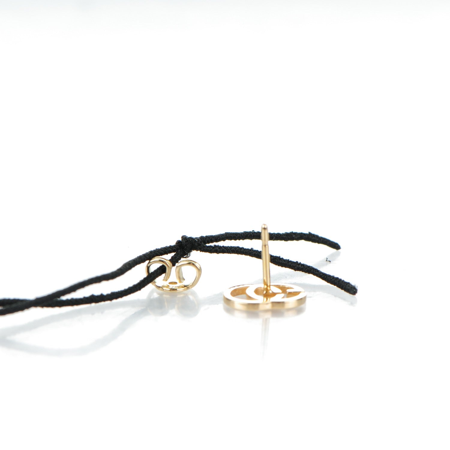 Gucci 18K Yellow Gold GG Tissue Stud Earrings 3 of 7