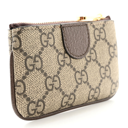 Gucci GG Supreme Monogram Web Ophidia Key Case Beige New Acero 3 of 9