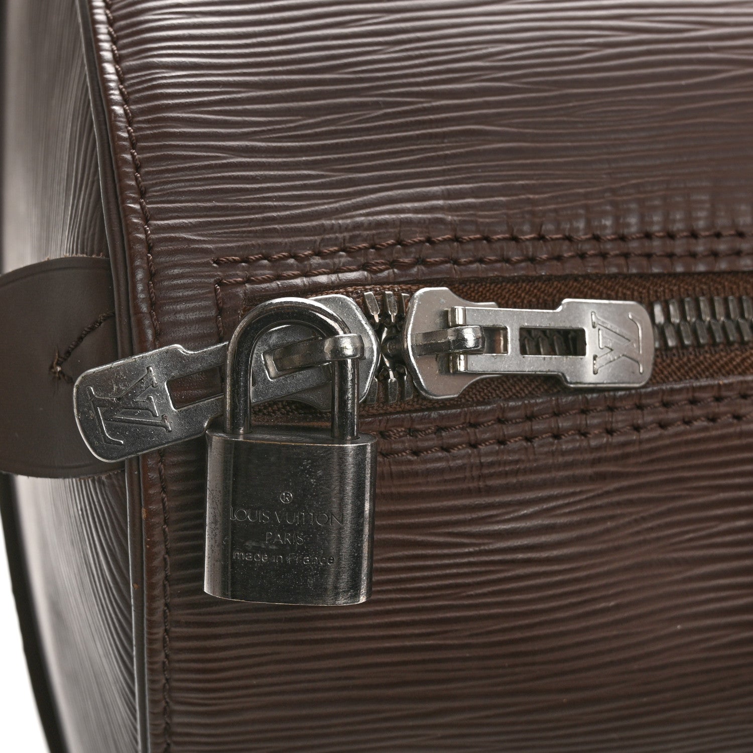 Louis Vuitton Epi Keepall 55 Moka 10 of 16