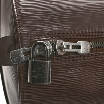 Louis Vuitton Epi Keepall 55 Moka 10 of 16