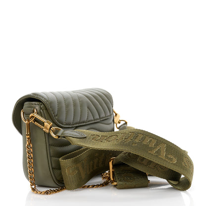 Louis Vuitton LOUIS VUITTON Calfskin New Wave Multi Pochette Kaki 3 of 12