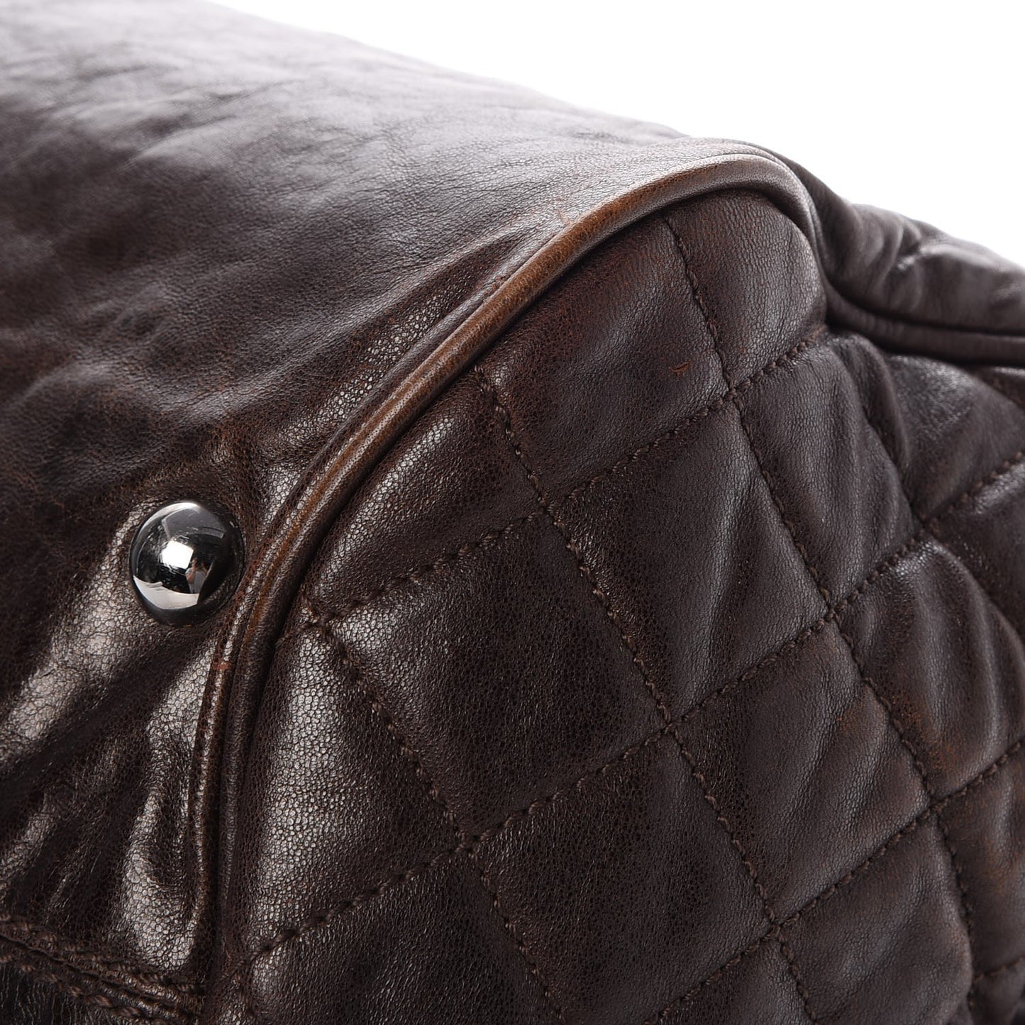 Calfskin Medium Perfect Day Tote Dark Brown