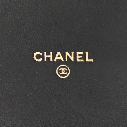 Chanel Lambskin Quilted Lucky Charm Phone Holder Black 6 of 10