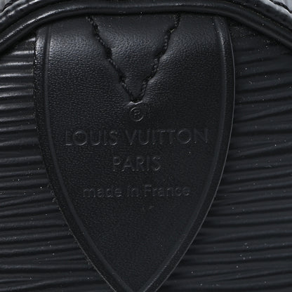 Louis Vuitton Epi Speedy 25 Black 6 of 11