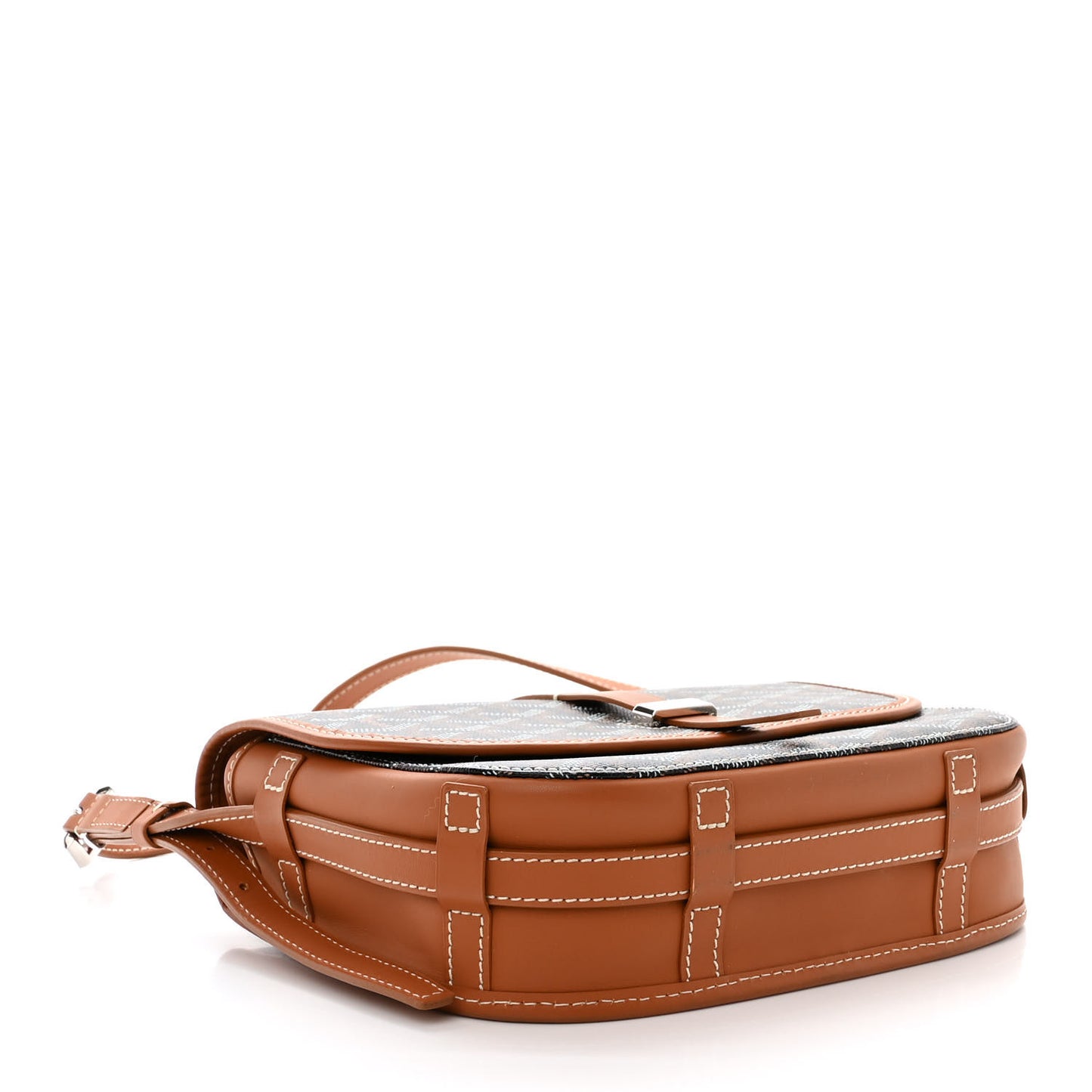 Goyardine Belvedere II PM Messenger Bag Black Gold