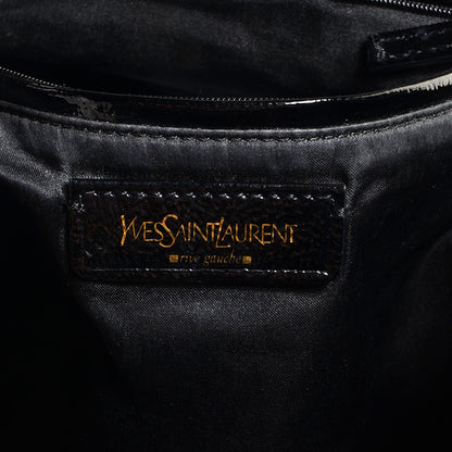 Saint Laurent Patent Oversized Muse Black 6 of 10
