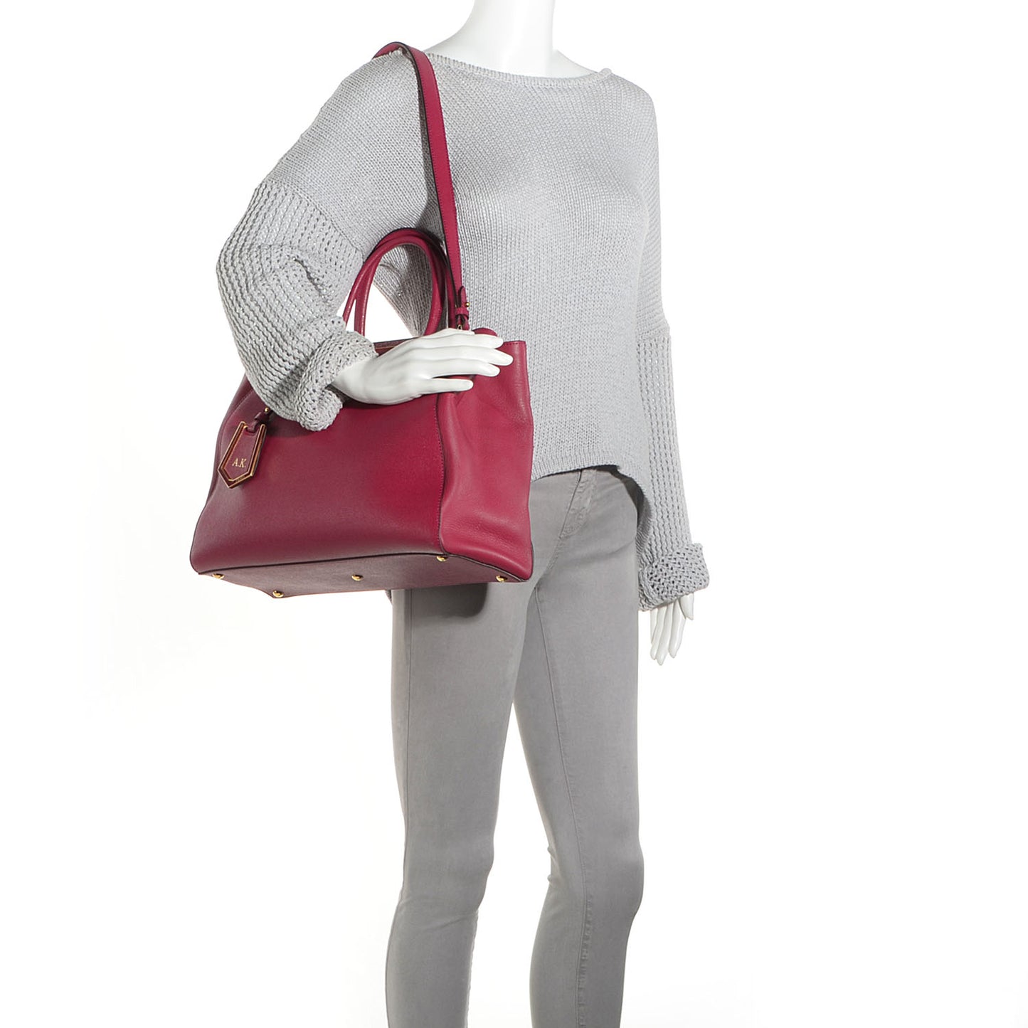 Vitello Elite Flamingo Regular 2Jours Tote Amarena