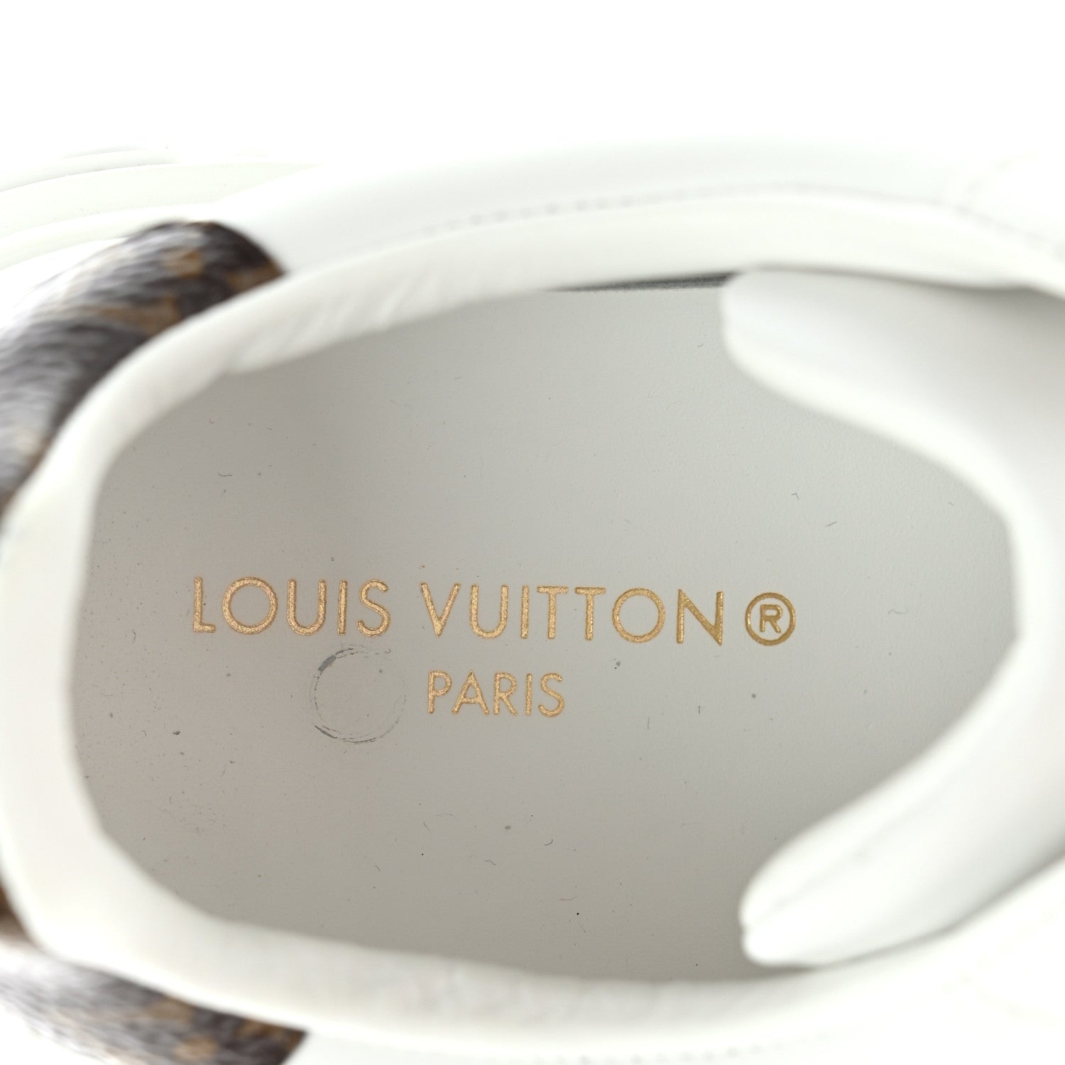 Louis Vuitton Calfskin Monogram Debossed Time Out Sneakers 35.5 White Silver 8 of 10