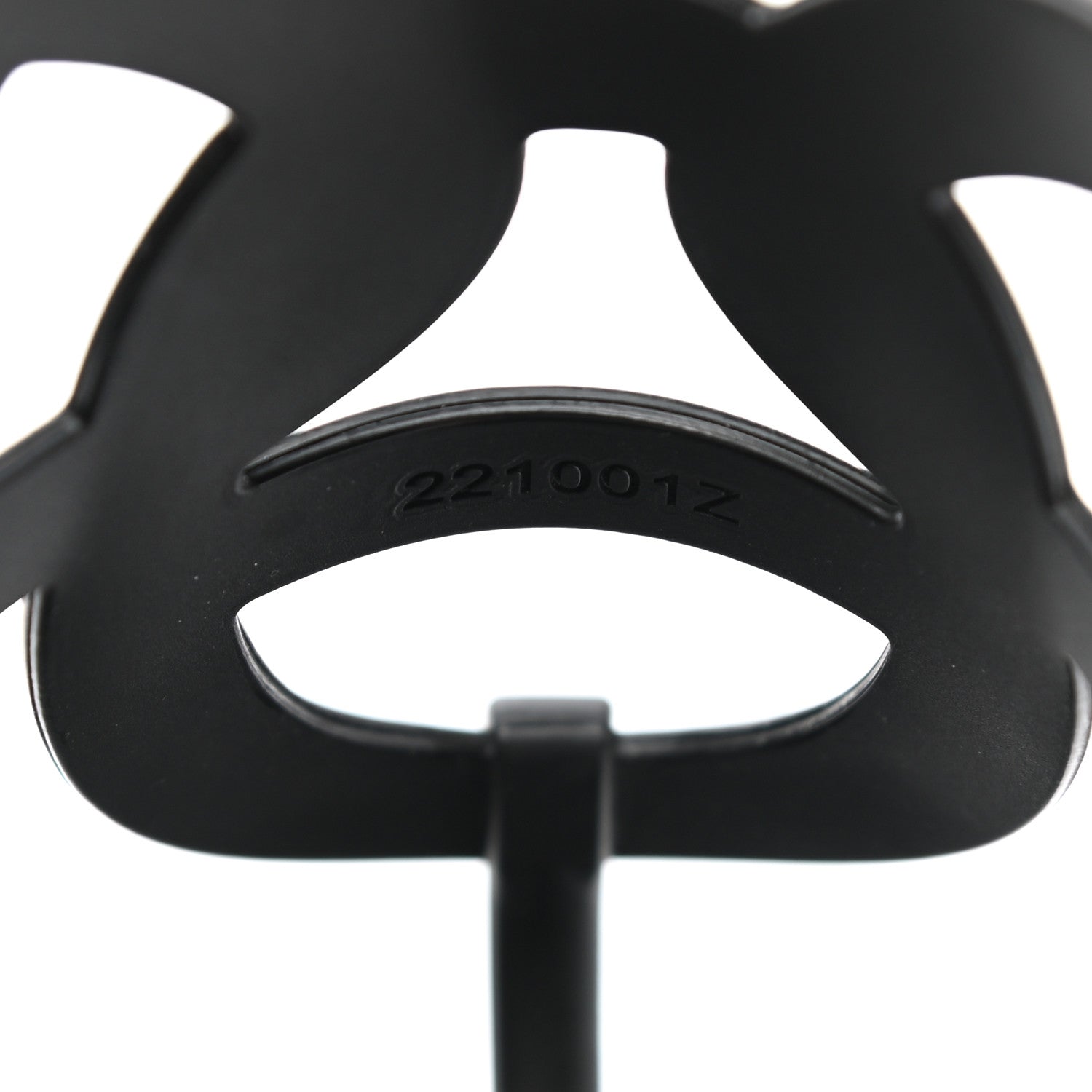 Hermes Rubber Womens Egerie Sandals 37.5 Black 8 of 8