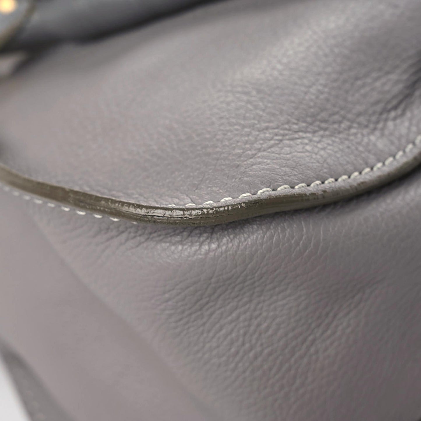 Calfskin Medium Marcie Satchel Cashmere Grey