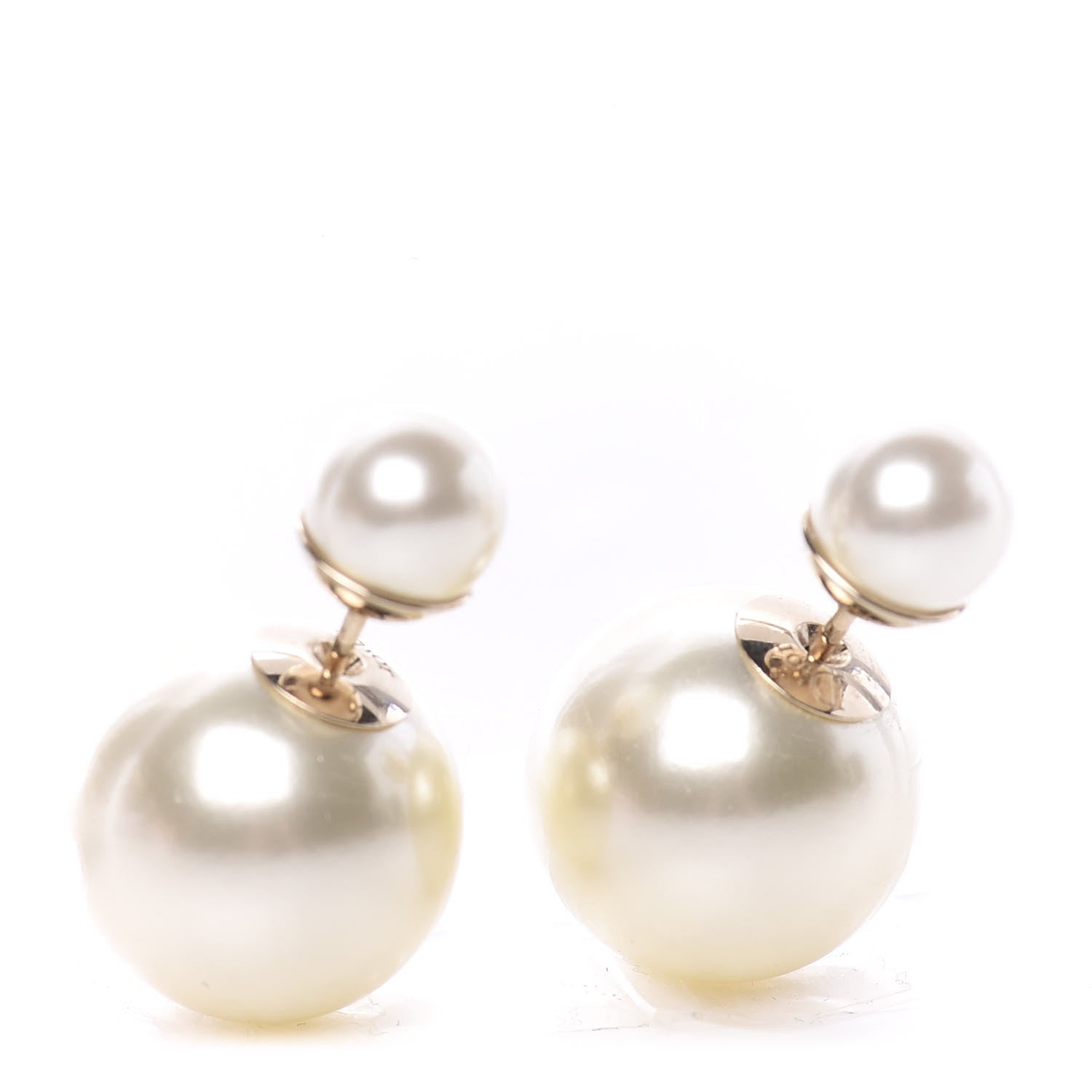 Christian Dior Pearl Mise En Dior Tribal Earrings 1 of 4
