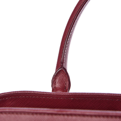 Prada Saffiano Lux Open Promenade Tote Cherry 13 of 16