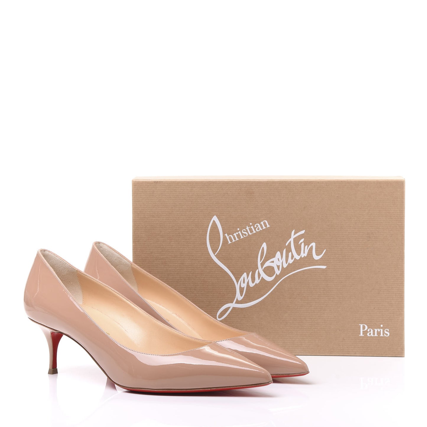 Patent Pigalle Follies 55 Pumps 39.5 Nude
