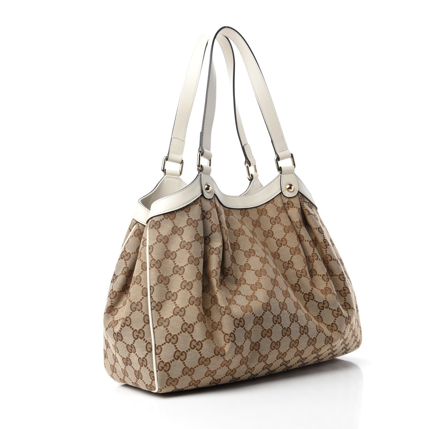 Gucci Monogram Shoulder Bag White 3 of 10
