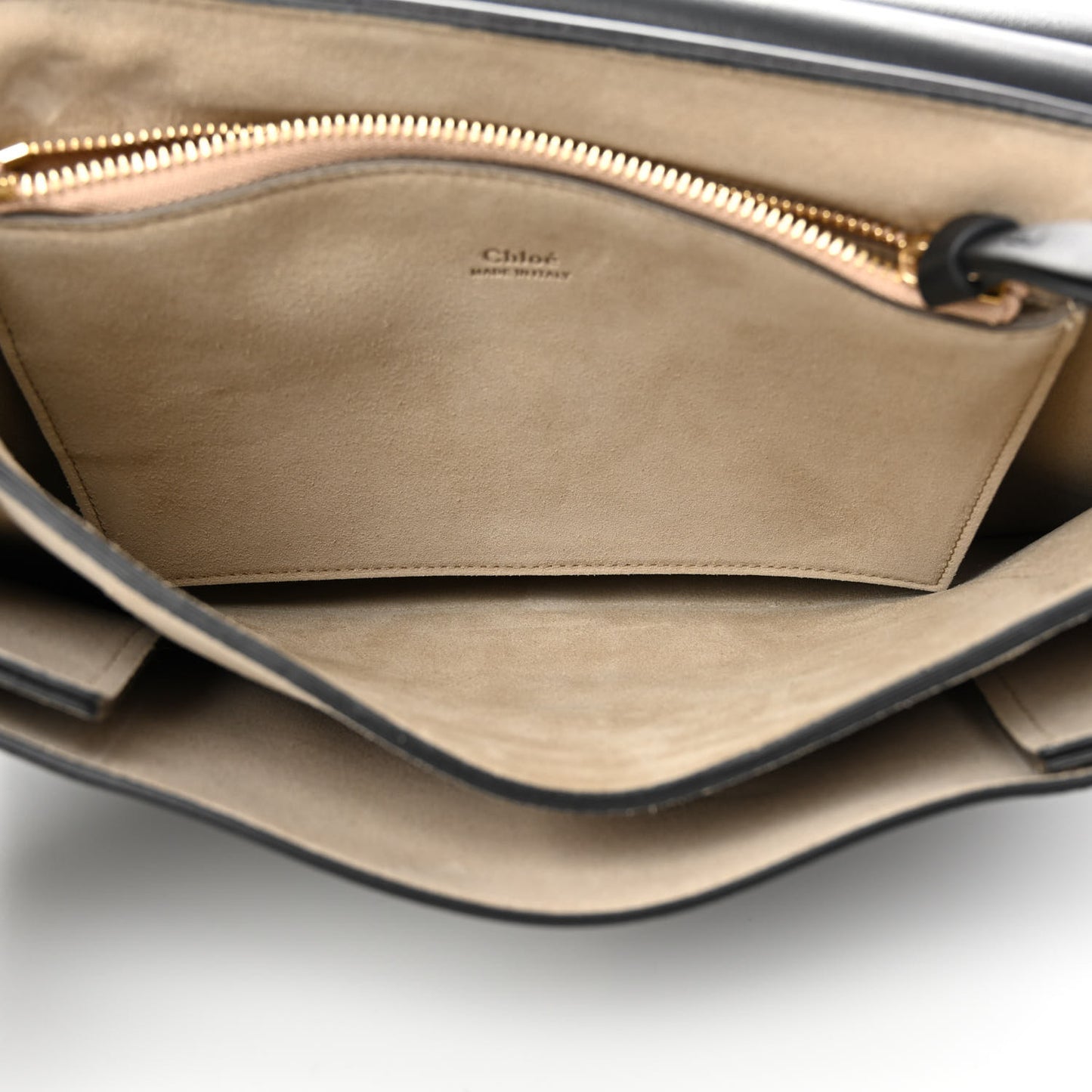 Suede Calfskin Medium Faye Shoulder Bag Black